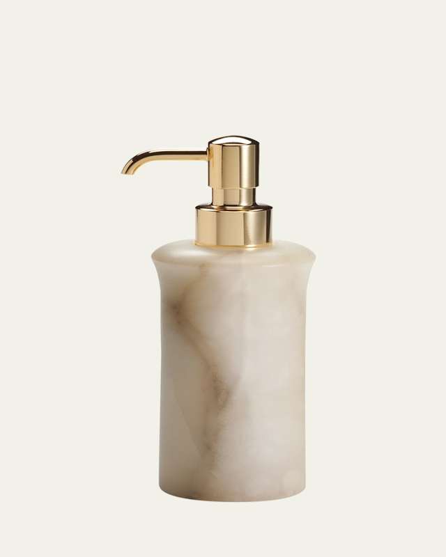 Alisa Alabaster Pump Dispenser, Cream